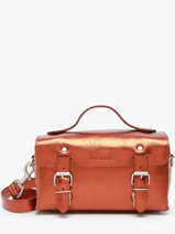Cross Body Tas L'artisan Ginger Leder Paul marius Bruin ginger ARTISGIN